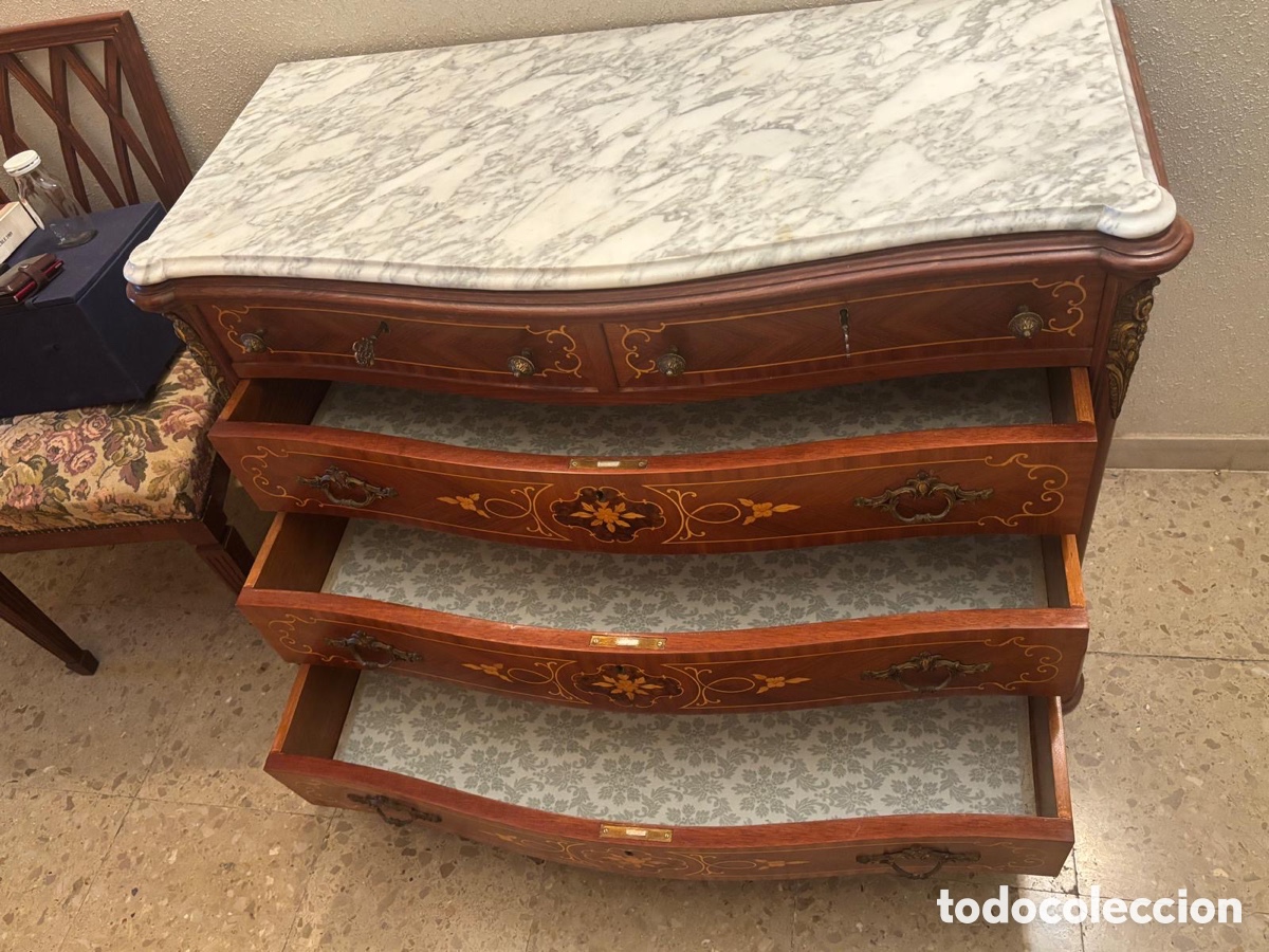 Antig&uuml;edades: Comoda isabelina antigua - Foto 7