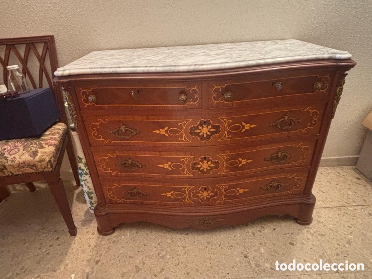 Antig&uuml;edades: Comoda isabelina antigua - Foto 8