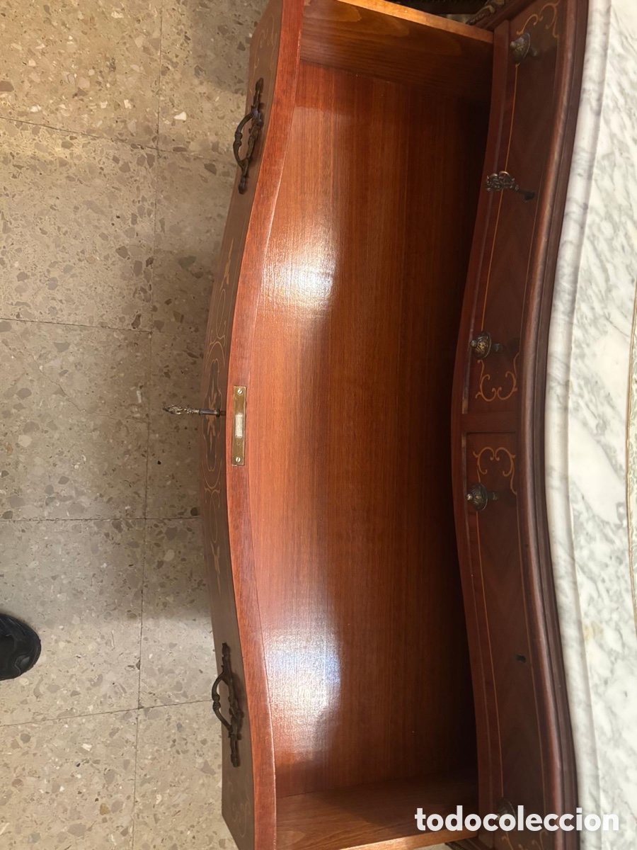 Antig&uuml;edades: Comoda isabelina antigua - Foto 9