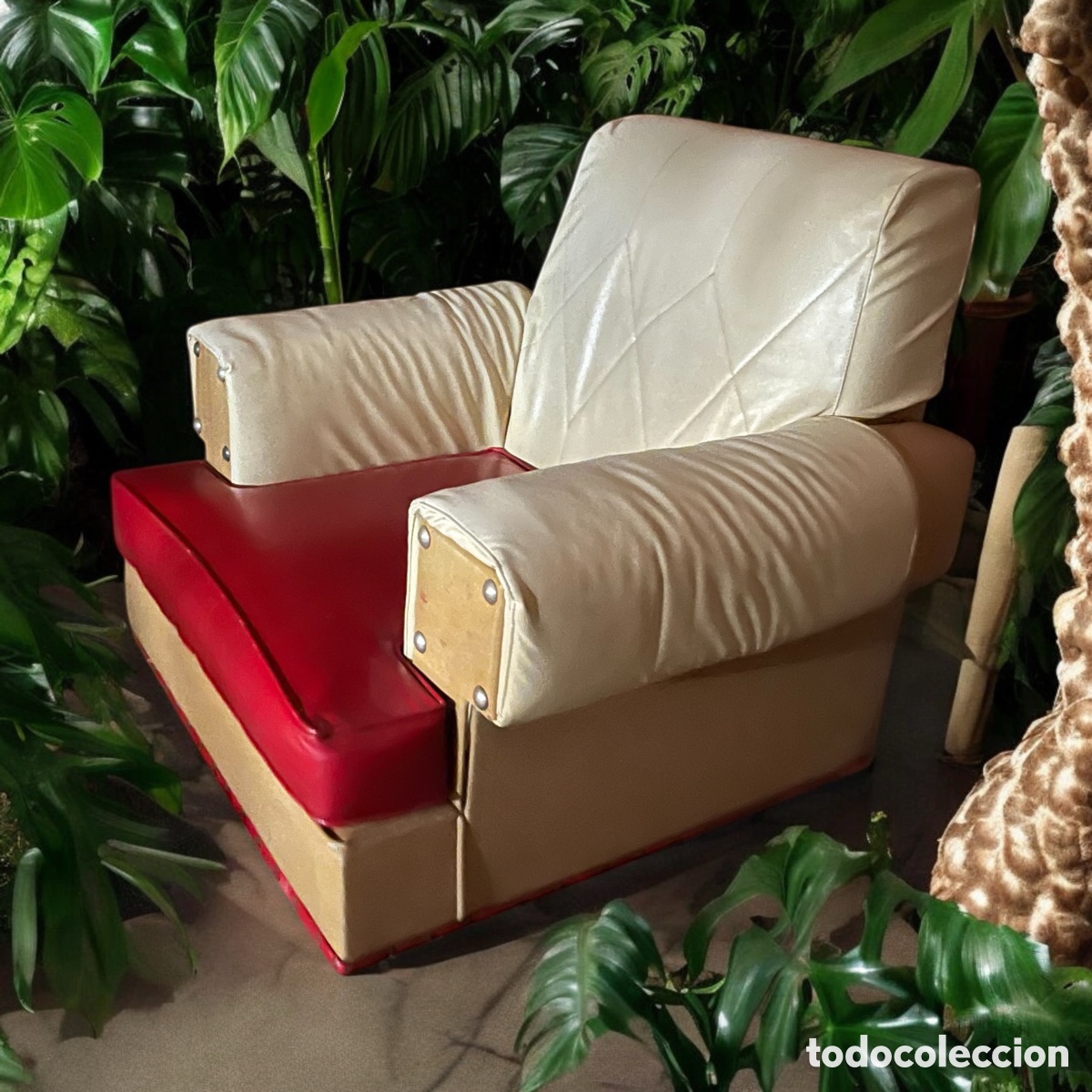 Antig&uuml;edades: Sill&oacute;n retro a&ntilde;os 60 - Foto 2