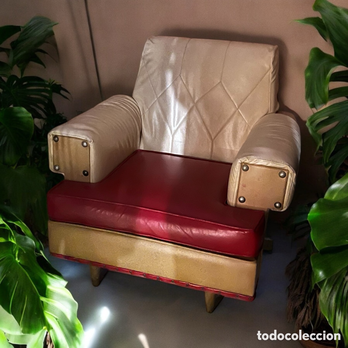 Antig&uuml;edades: Sill&oacute;n retro a&ntilde;os 60 - Foto 1