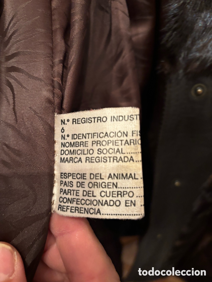 Antig&uuml;edades: Abrigo de vis&oacute;n real mujer - Foto 4
