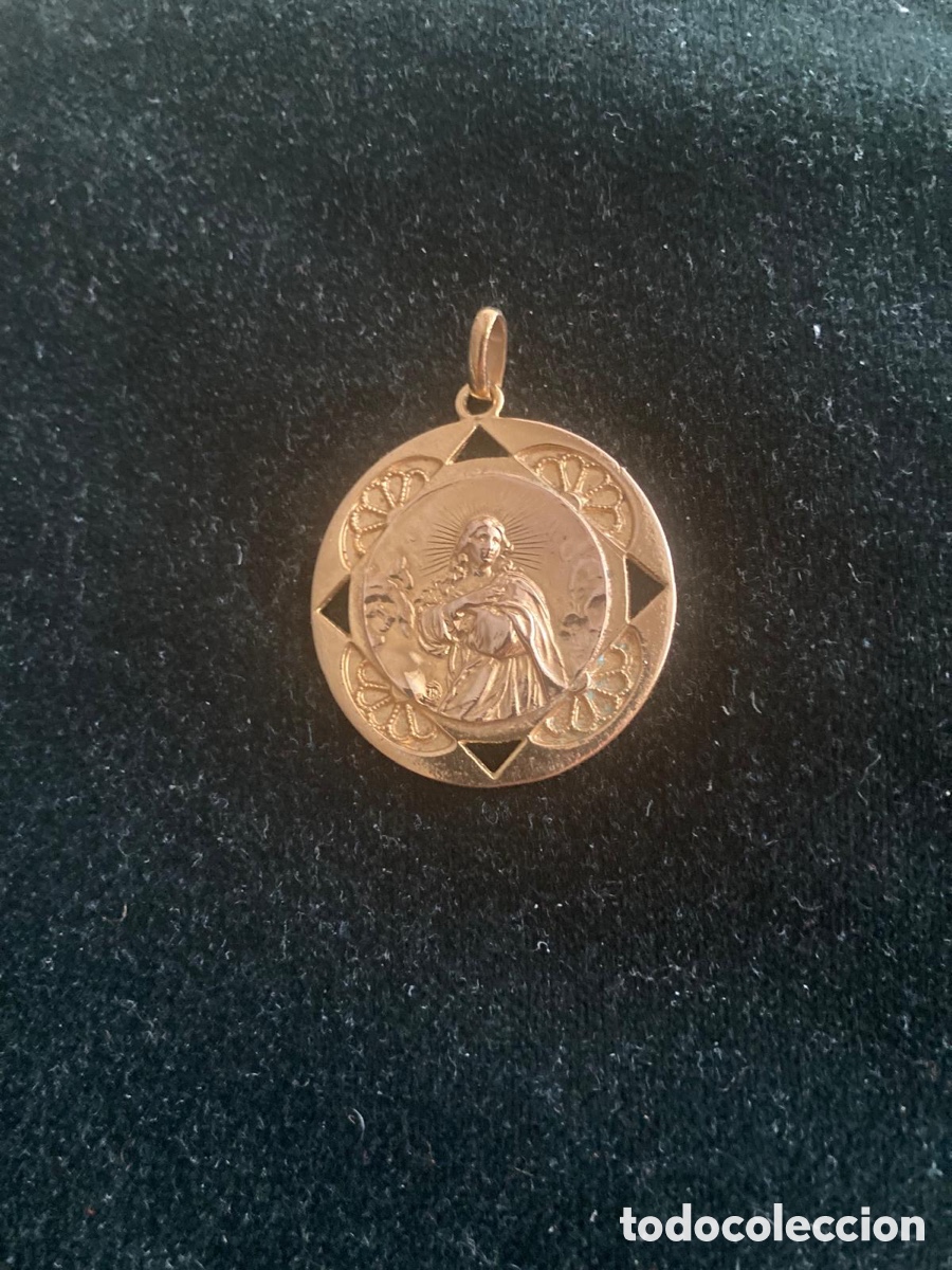 Antig&uuml;edades: Medalla antigua Inmaculada - Foto 1