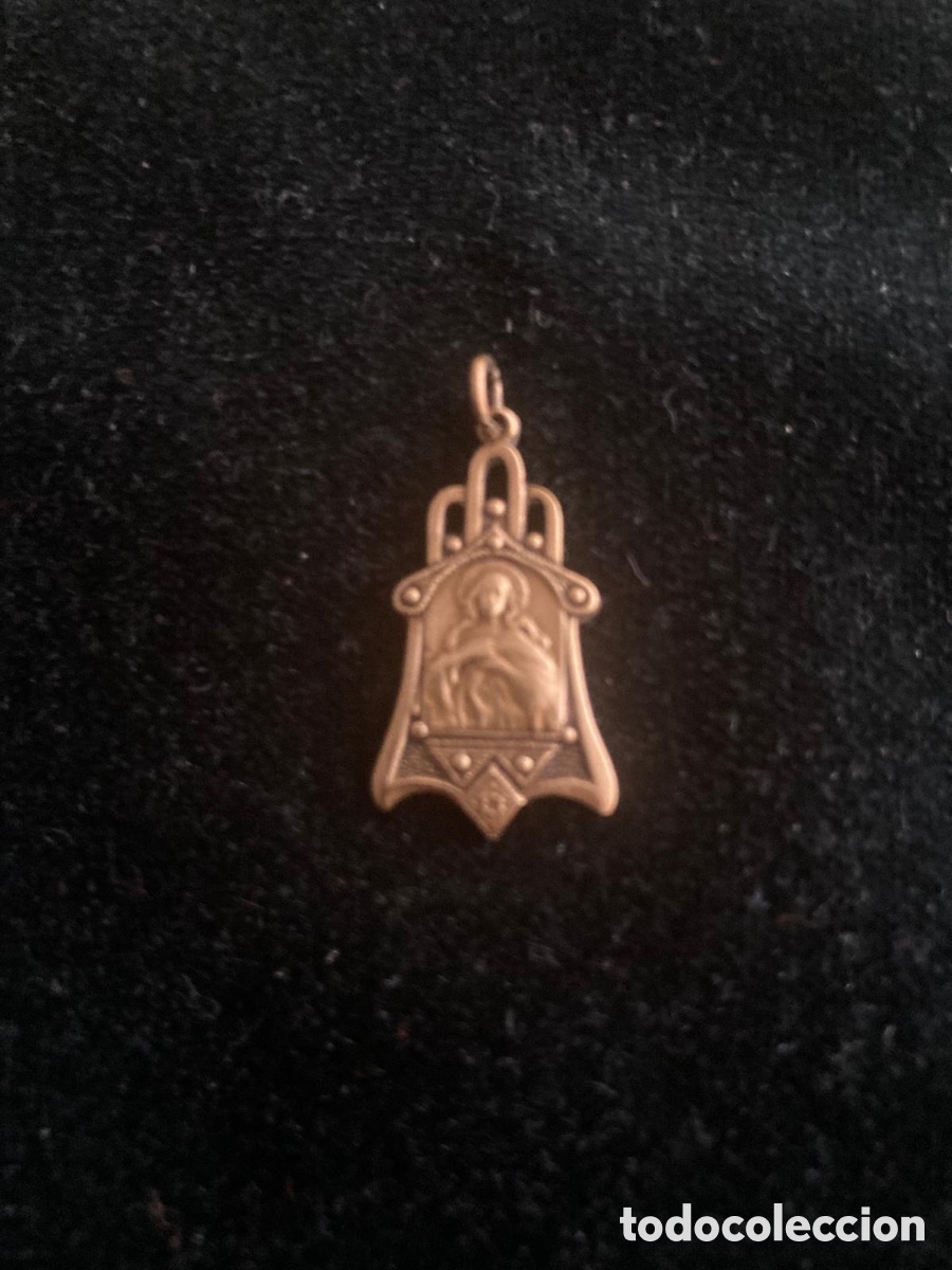 Antig&uuml;edades: Medalla antigua triangular Inmaculada - Foto 1