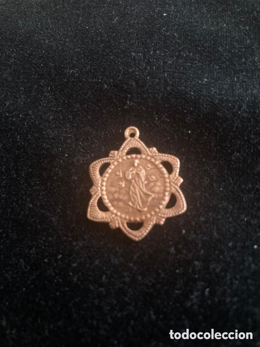 Antig&uuml;edades: Medalla antigua estrellada Inmaculada - Foto 1