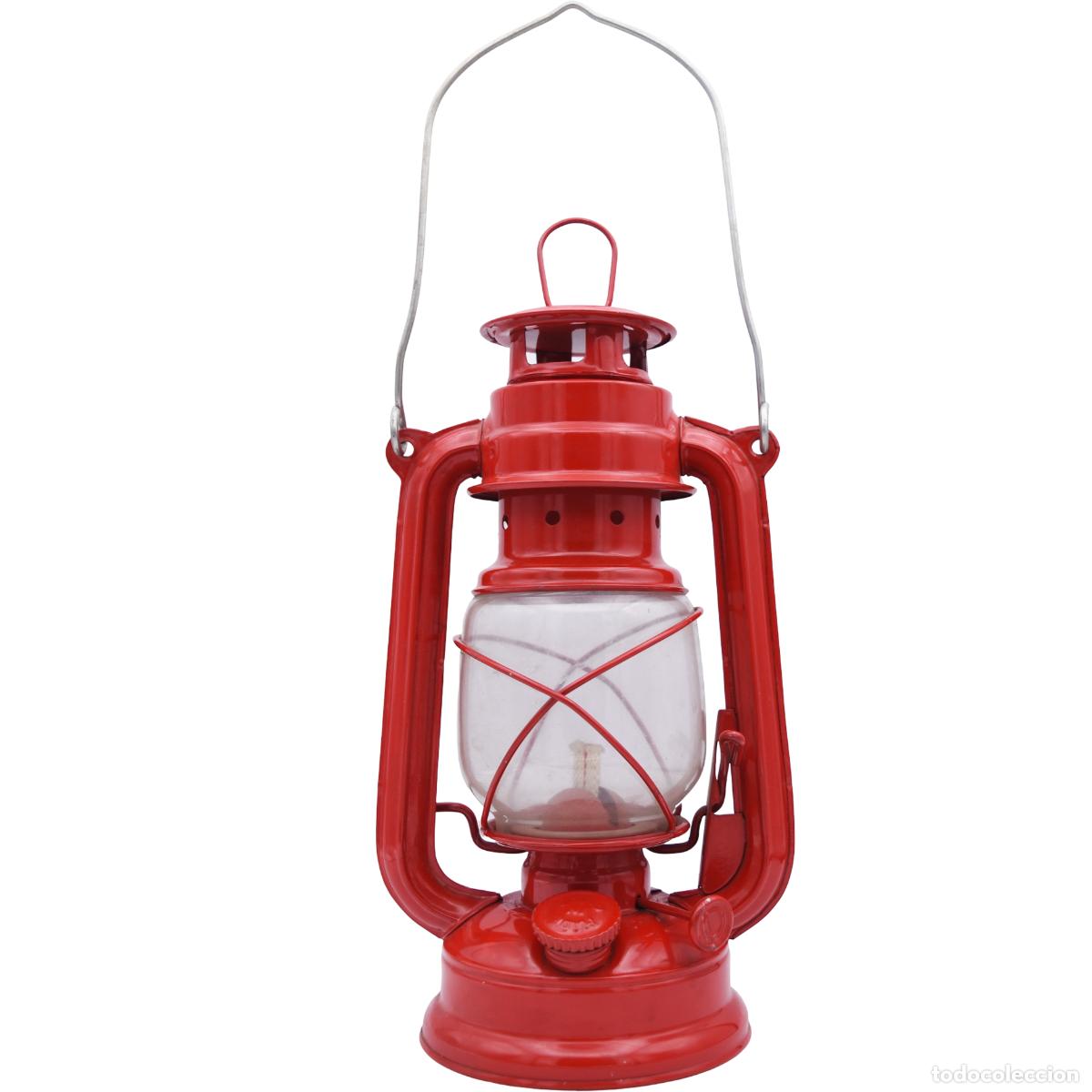 Antig&uuml;edades: Candil l&aacute;mpara farol aceite - Foto 1