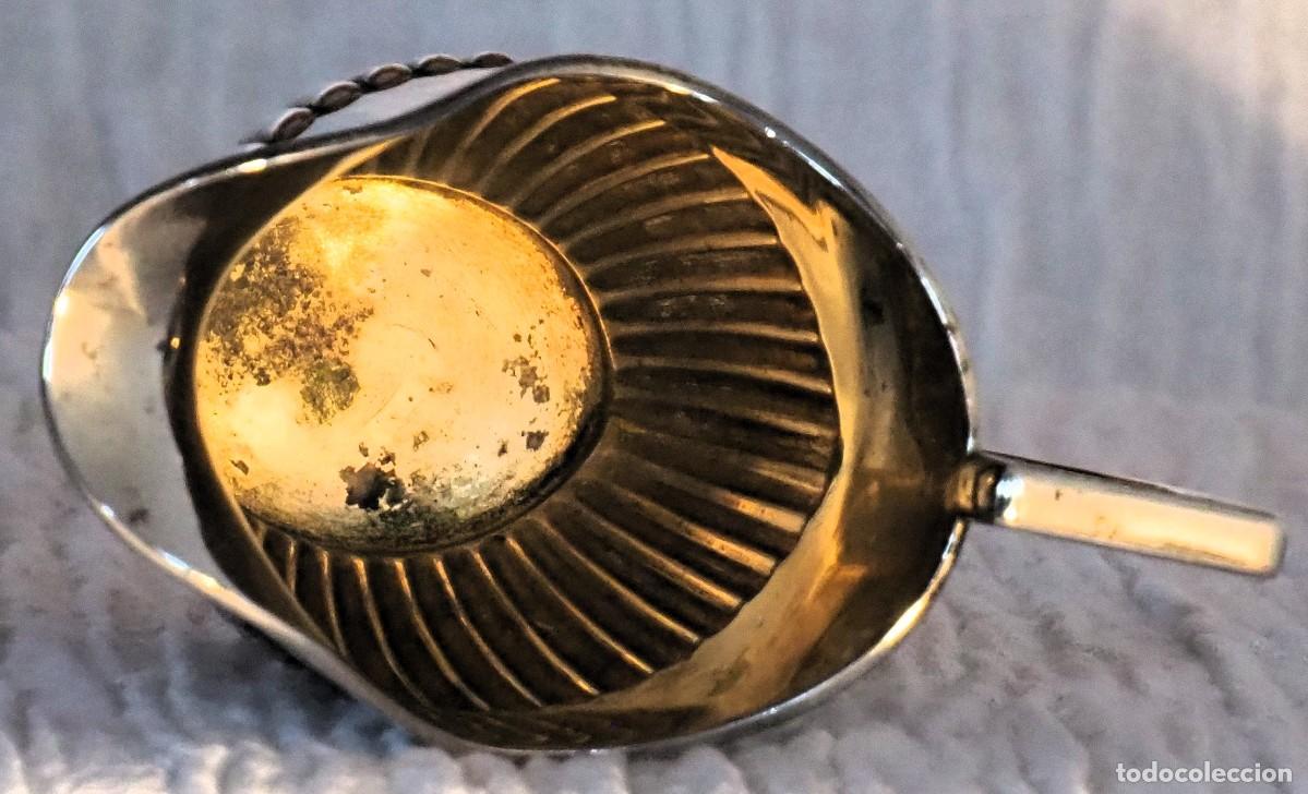 Antig&uuml;edades: Juego de t&eacute; ingl&eacute;s ba&ntilde;ado en plata - Foto 9