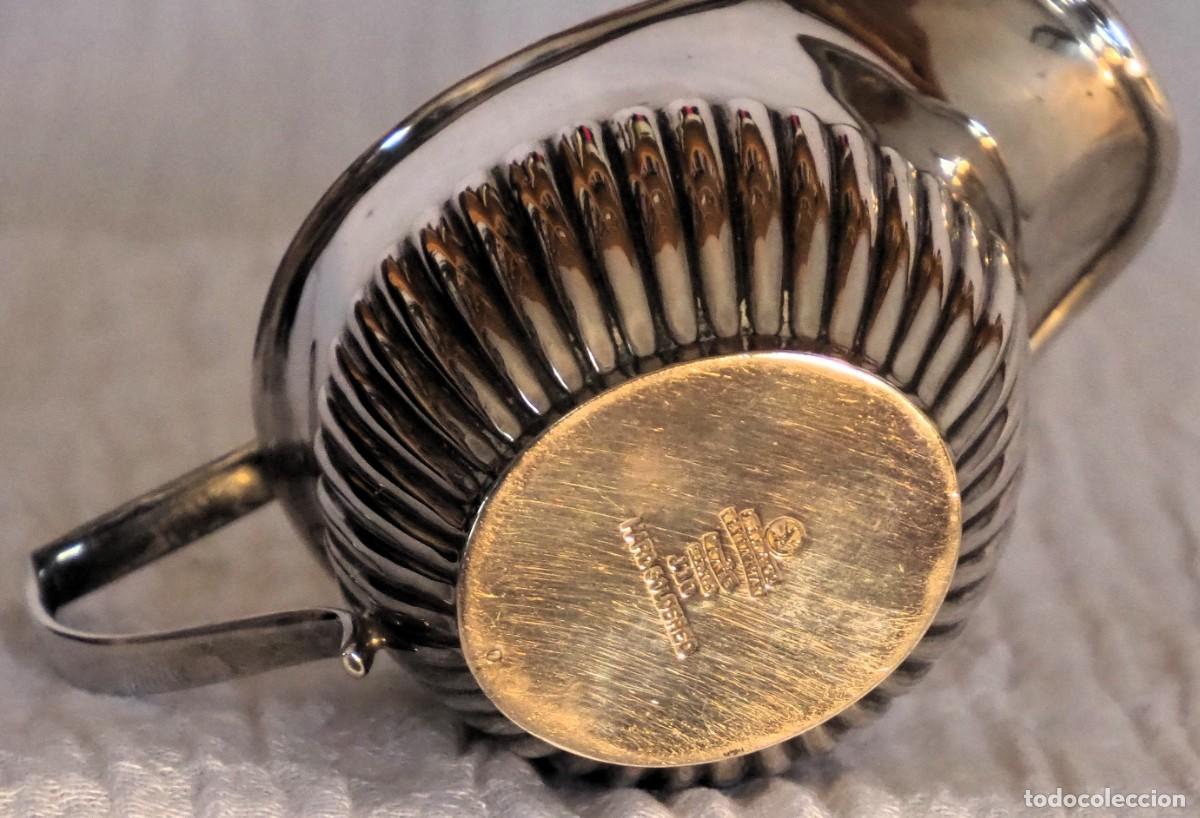 Antig&uuml;edades: Juego de t&eacute; ingl&eacute;s ba&ntilde;ado en plata - Foto 10