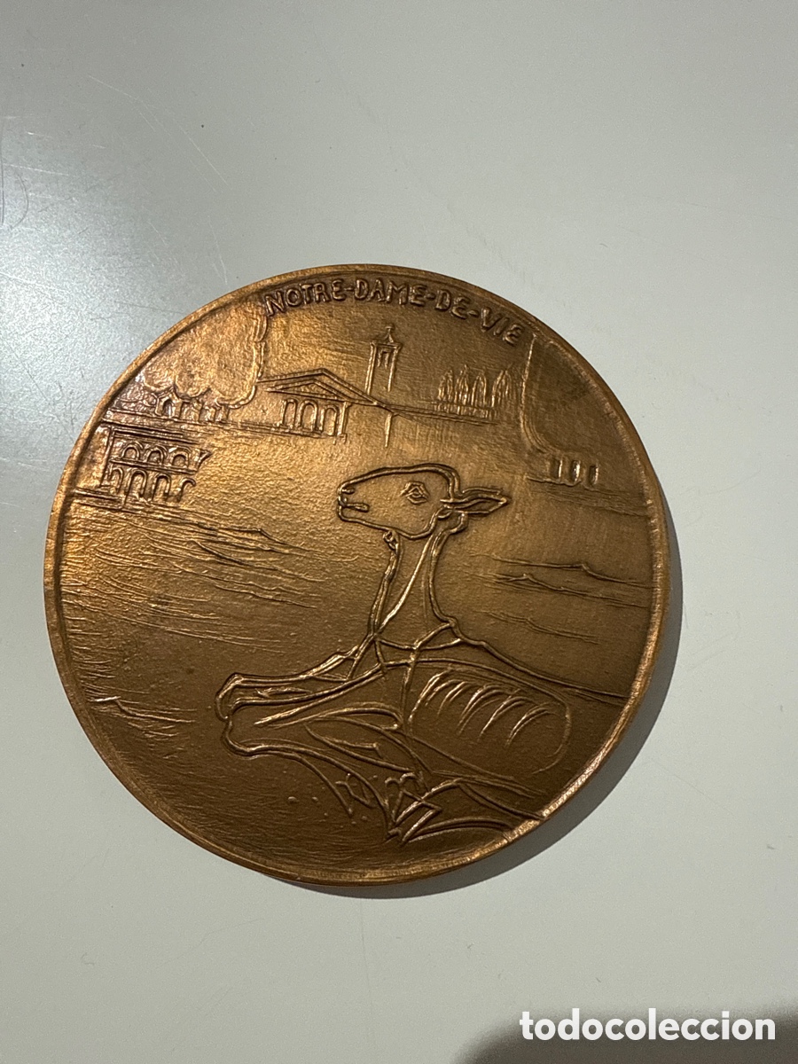 Antig&uuml;edades: Medalla bronce de Picasso - Foto 2