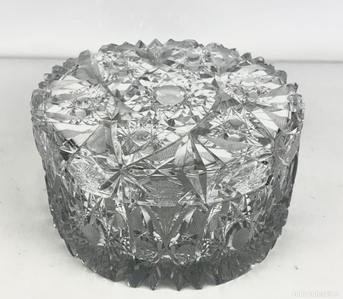 Antig&uuml;edades: GRAN BOMBONERA DE CRISTAL TALLADO - Foto 1