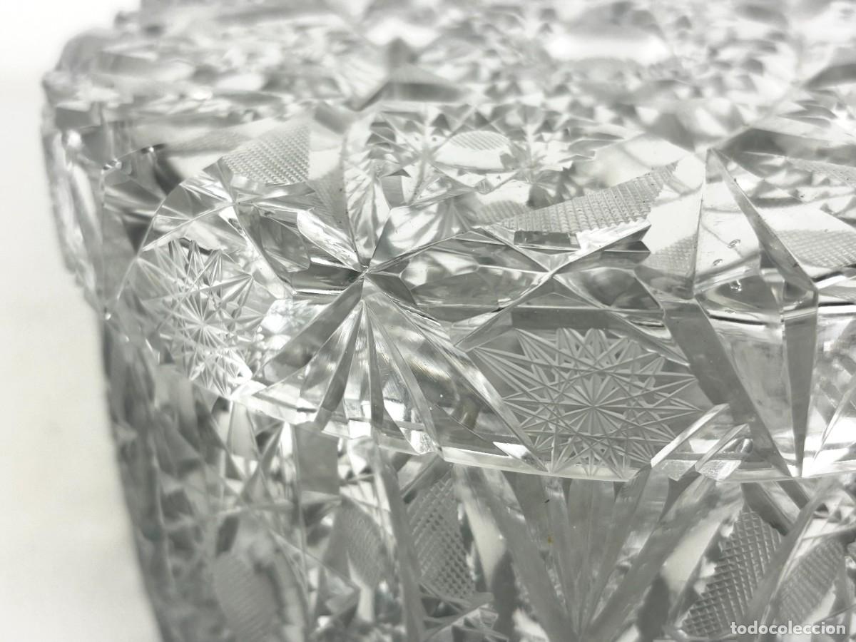 Antig&uuml;edades: GRAN BOMBONERA DE CRISTAL TALLADO - Foto 5