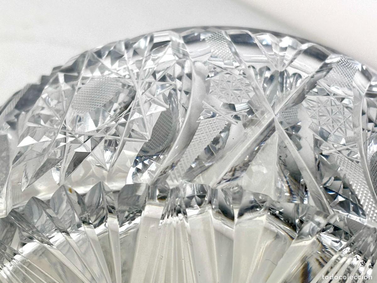 Antig&uuml;edades: GRAN BOMBONERA DE CRISTAL TALLADO - Foto 9