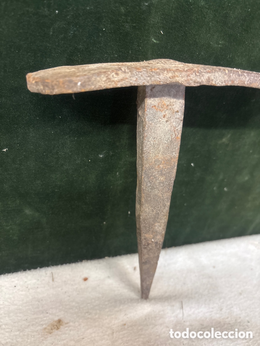 Antig&uuml;edades: Hierro, pie de zapatero en forja - Foto 3