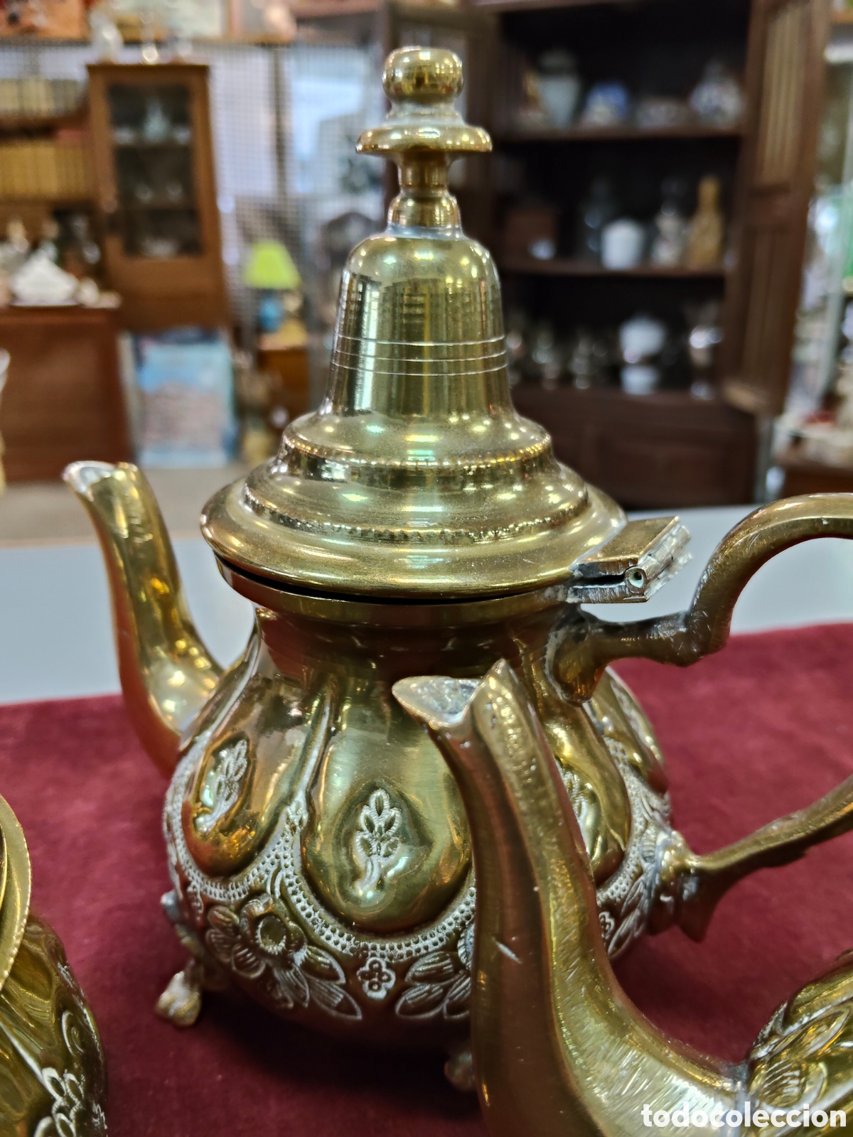 Antig&uuml;edades: Juego de caf&eacute; de bronce - Foto 4