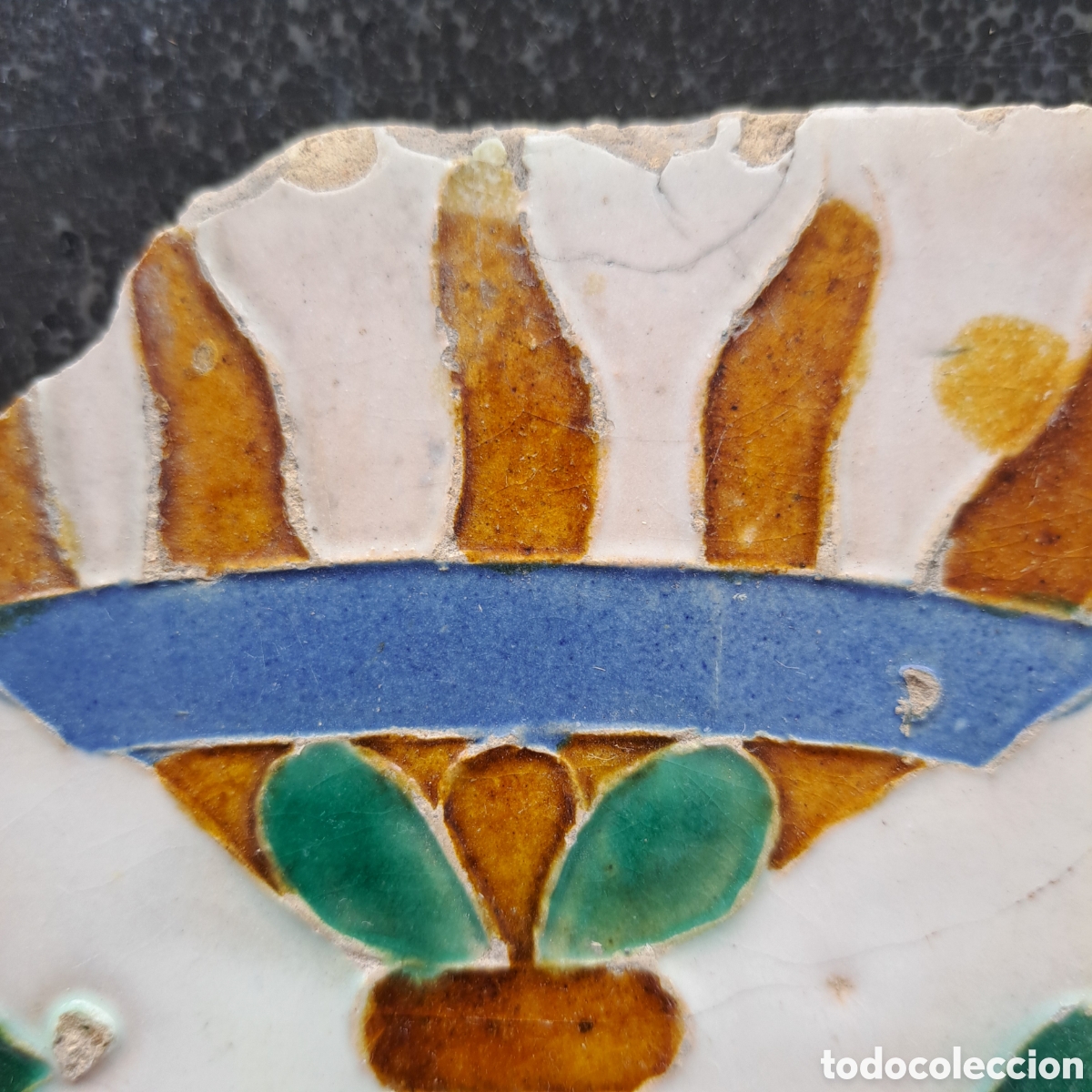 Antig&uuml;edades: Azulejo Siglo XVI. Toledo. - Foto 2