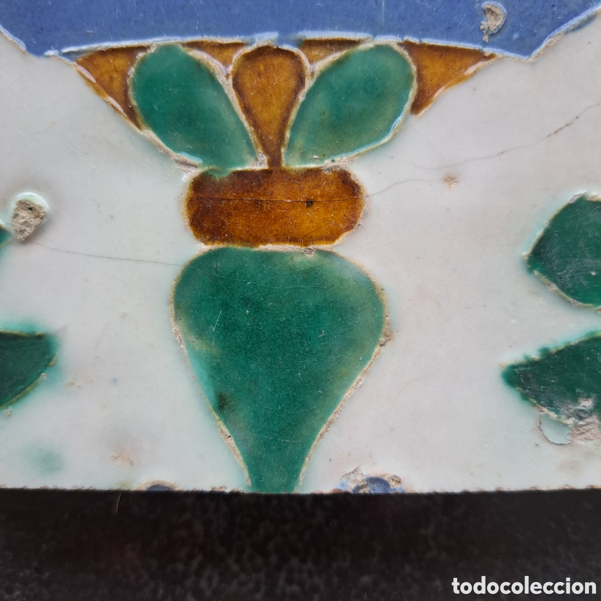 Antig&uuml;edades: Azulejo Siglo XVI. Toledo. - Foto 3