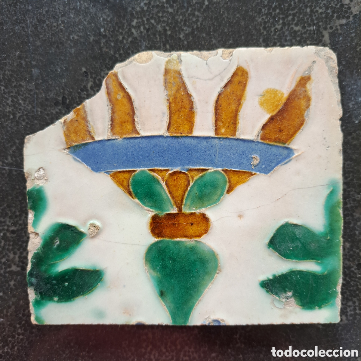 Antig&uuml;edades: Azulejo Siglo XVI. Toledo. - Foto 1