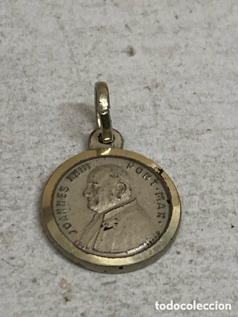 Antig&uuml;edades: Medalla de plata religiosa C453 - Foto 1