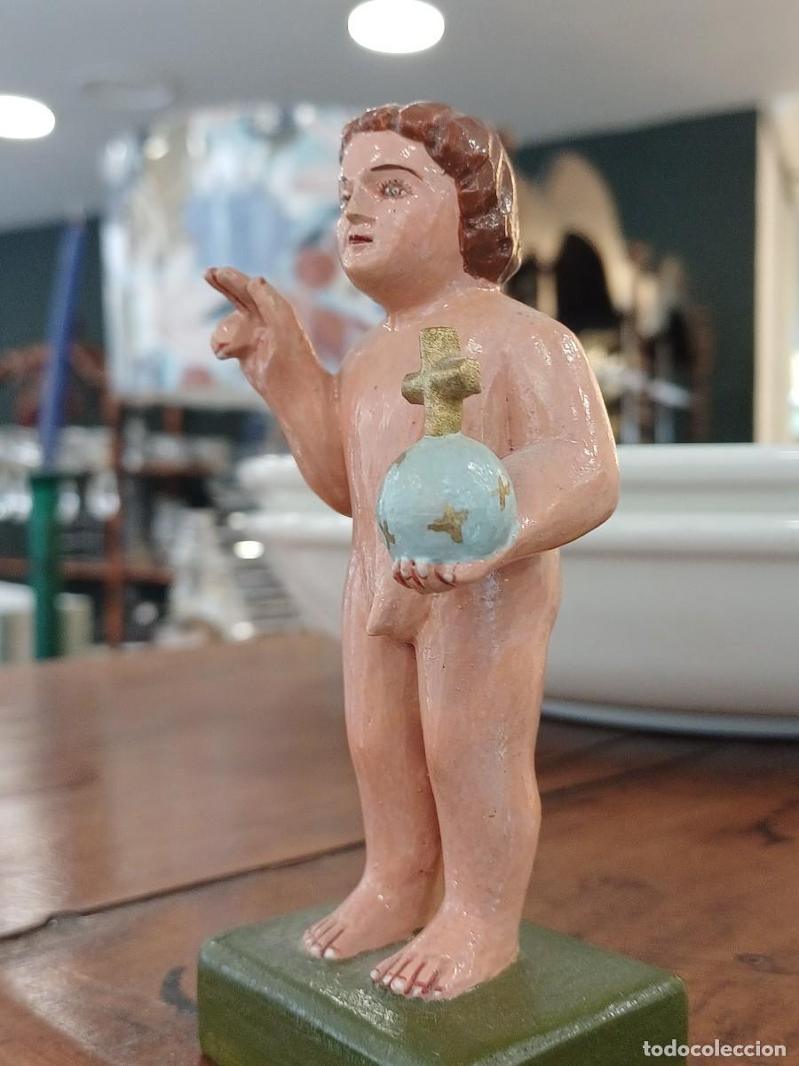 Antig&uuml;edades: Talla madera Ni&ntilde;o Labrador - Foto 2