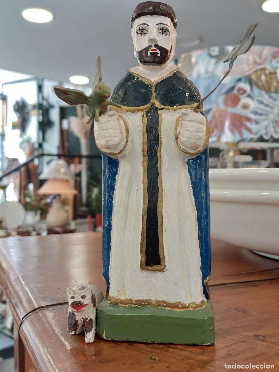 Antig&uuml;edades: Talla madera Sto Domingo - Foto 1