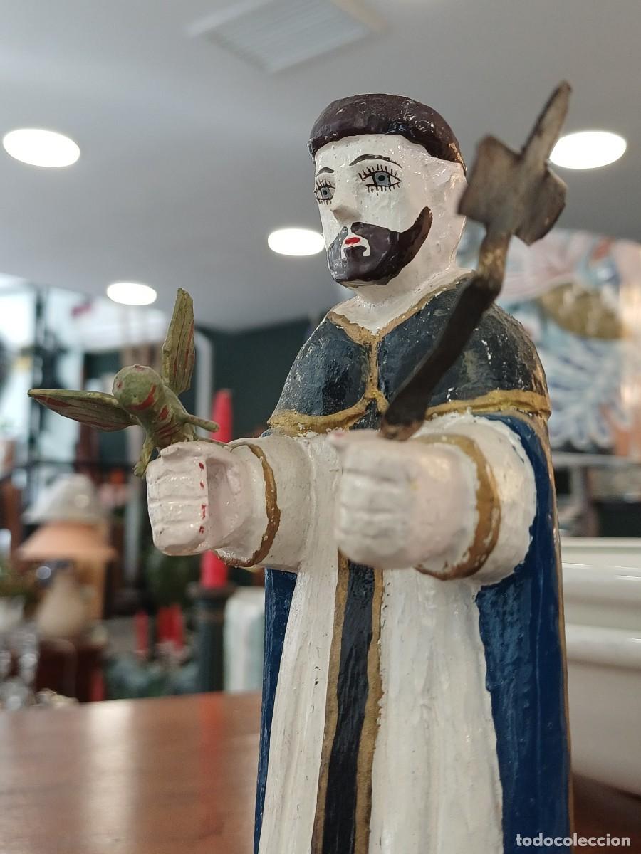 Antig&uuml;edades: Talla madera Sto Domingo - Foto 4