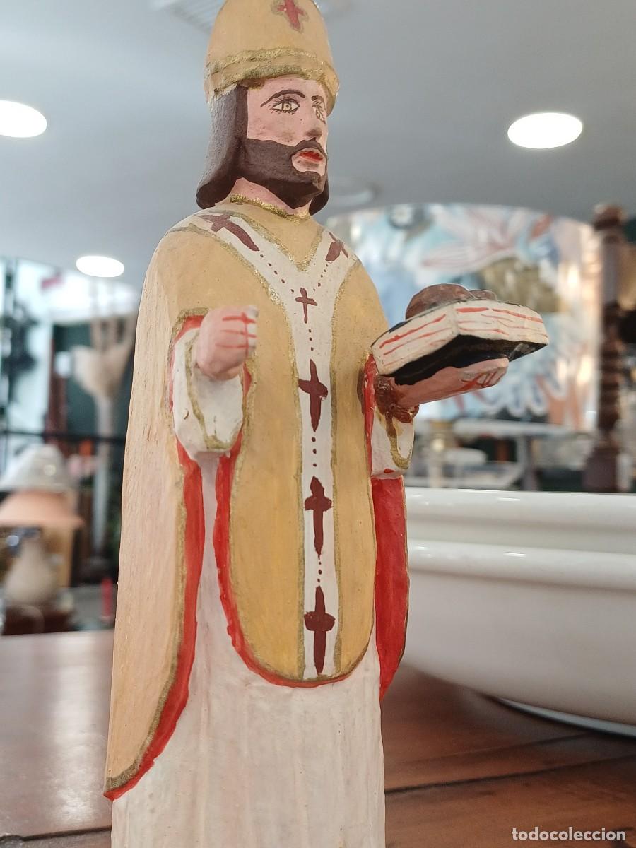 Antig&uuml;edades: Talla madera de San Nicolas artesania - Foto 1
