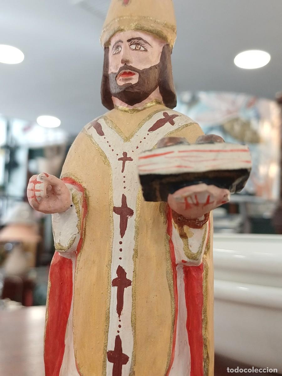 Antig&uuml;edades: Talla madera de San Nicolas artesania - Foto 3