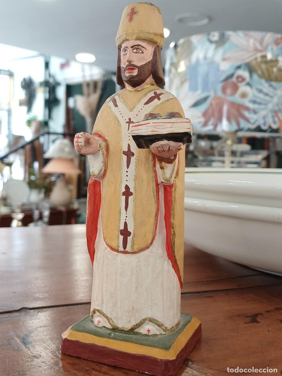 Antig&uuml;edades: Talla madera de San Nicolas artesania - Foto 4