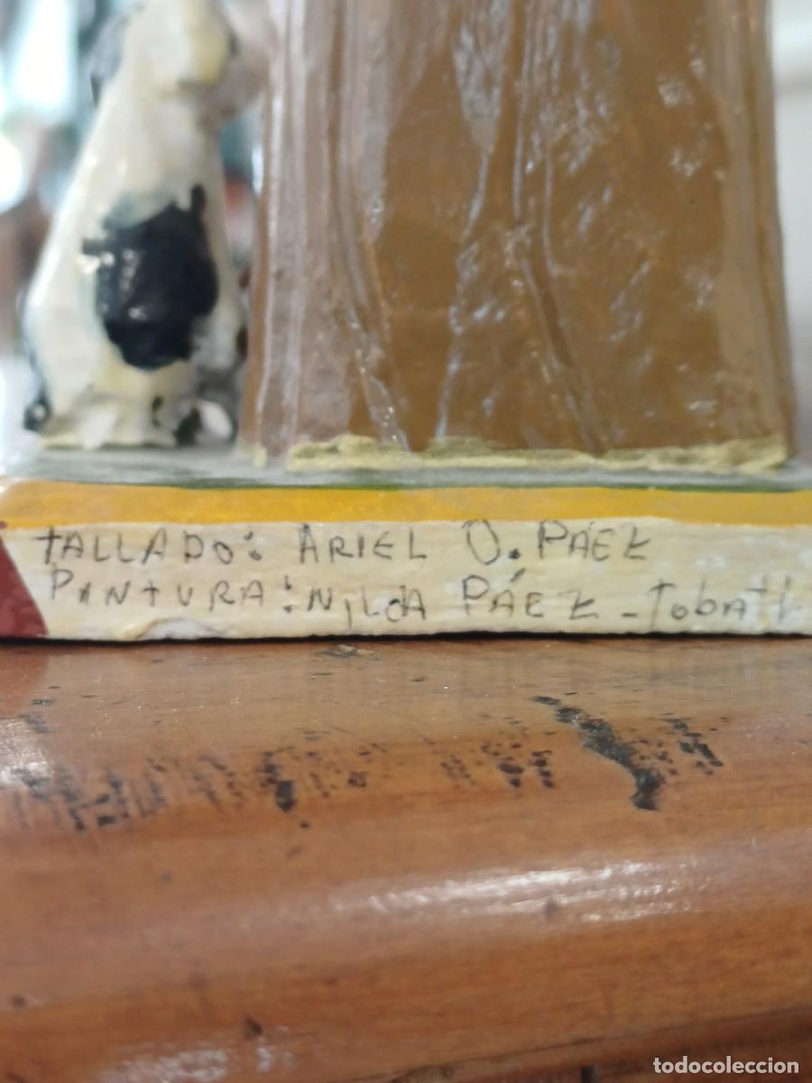 Antig&uuml;edades: Talla madera de San Nicolas artesania - Foto 7