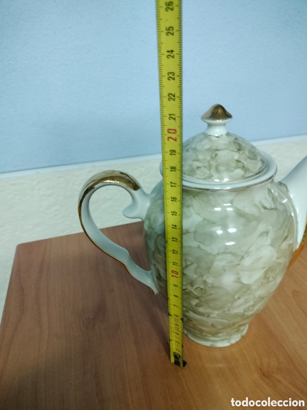Antig&uuml;edades: Cafetera de porcelana - Foto 2