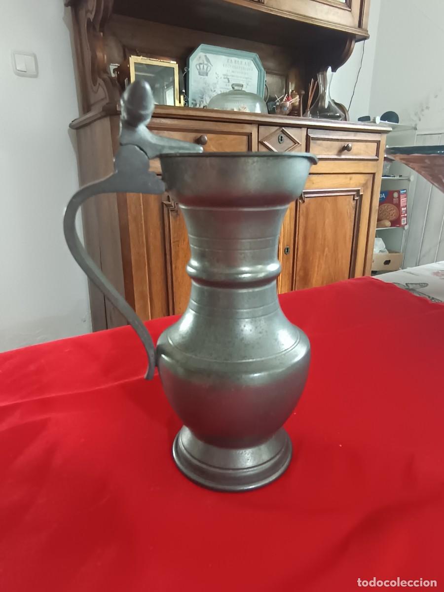 Antig&uuml;edades: Jarrita antigua de esta&ntilde;o - Foto 3