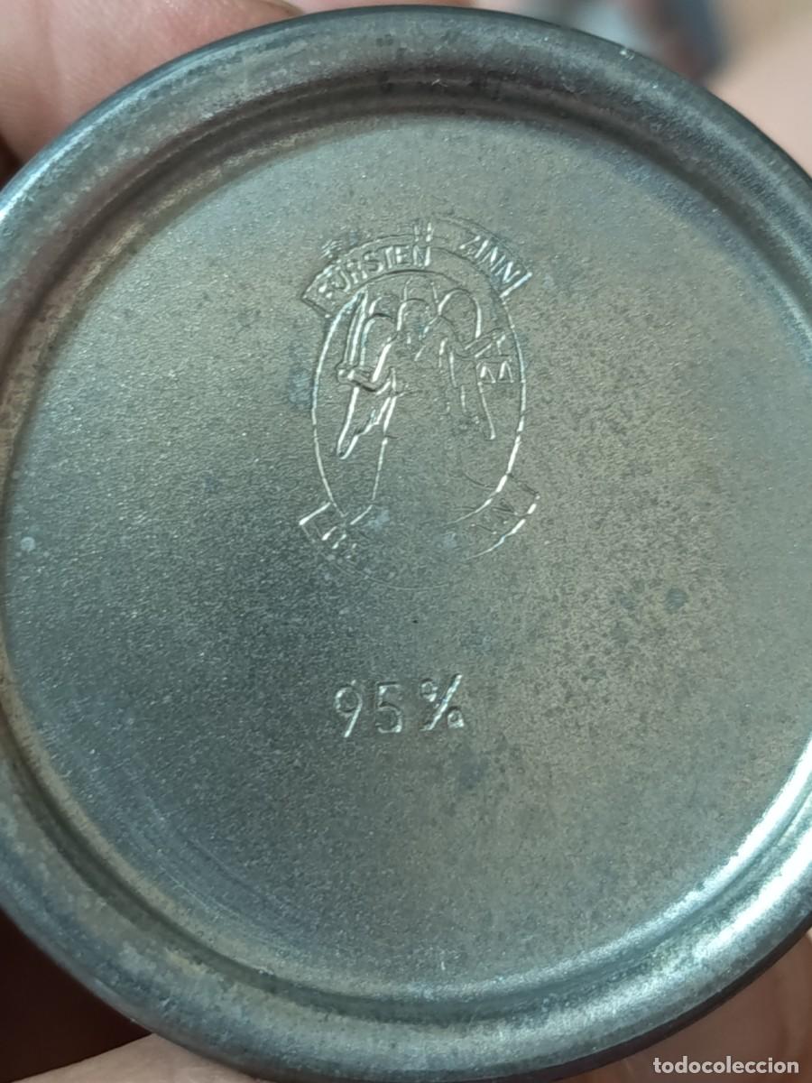 Antig&uuml;edades: Jarrita antigua de esta&ntilde;o - Foto 5