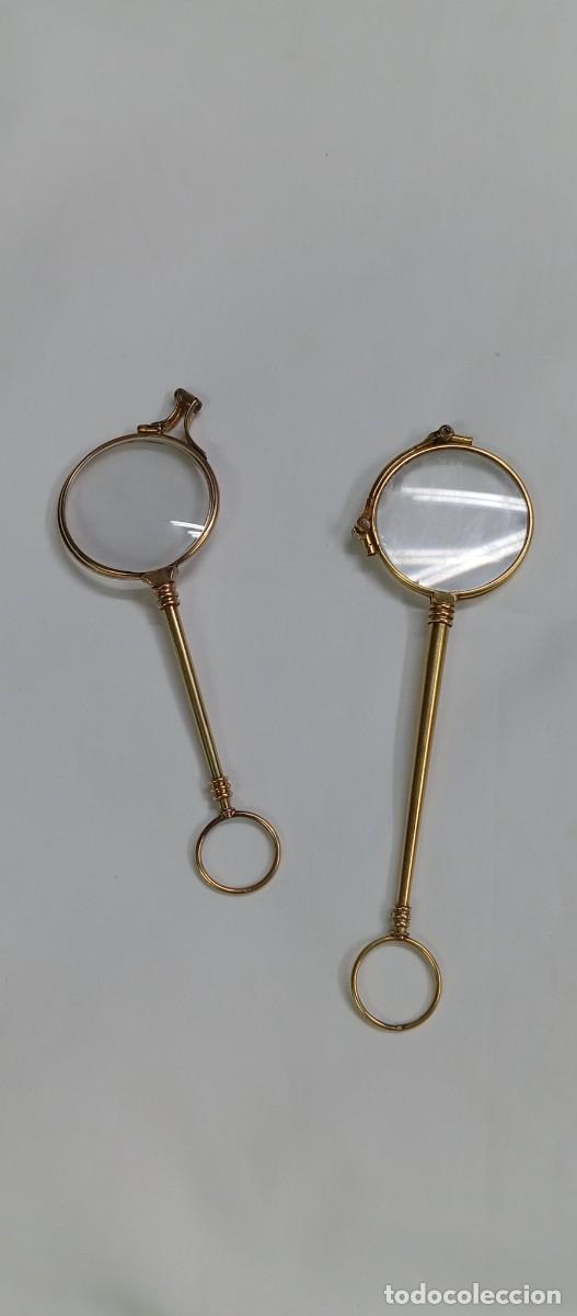 Antig&uuml;edades: GAFAS DE MANO DEL SIGLO XIX - Foto 2