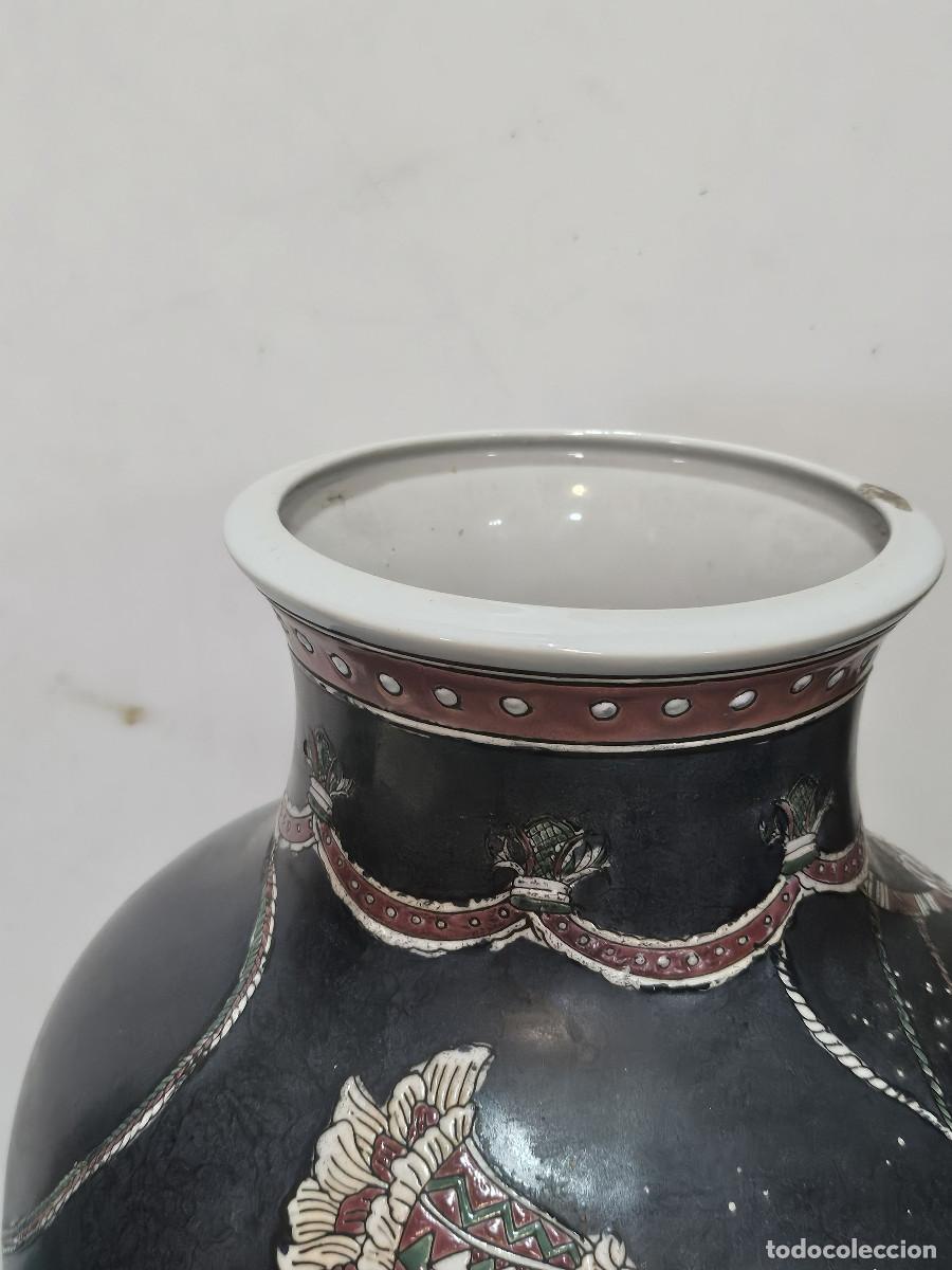 Antig&uuml;edades: jarron de ceramica oriental - Foto 3