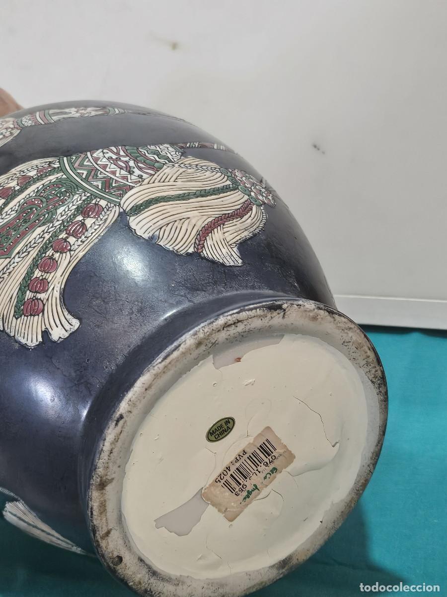 Antig&uuml;edades: jarron de ceramica oriental - Foto 5