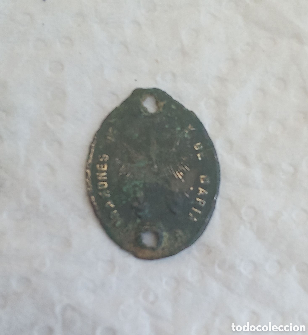 Antig&uuml;edades: MEDALLA RELIGIOSA ANTIGUA - Foto 2