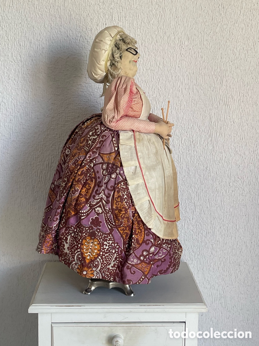 Antig&uuml;edades: Samovar con mu&ntilde;eca-funda - Foto 2