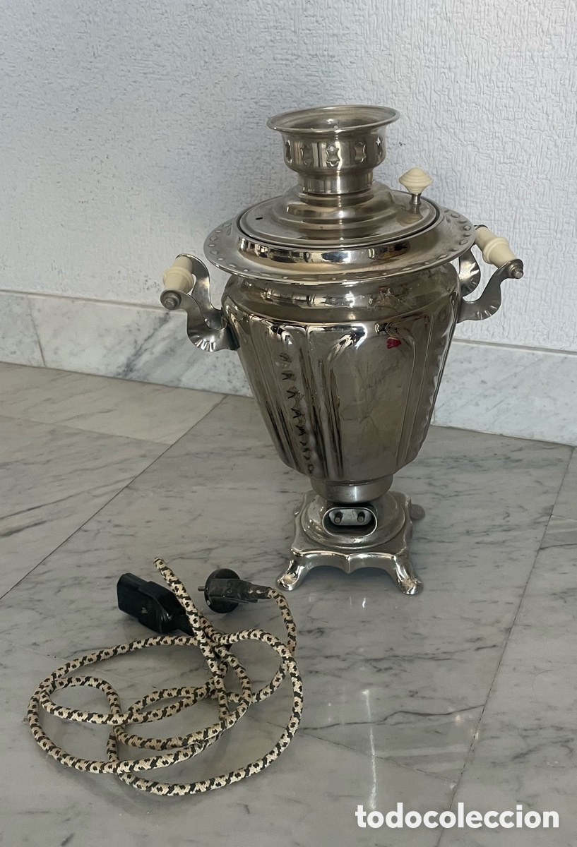 Antig&uuml;edades: Samovar con mu&ntilde;eca-funda - Foto 6