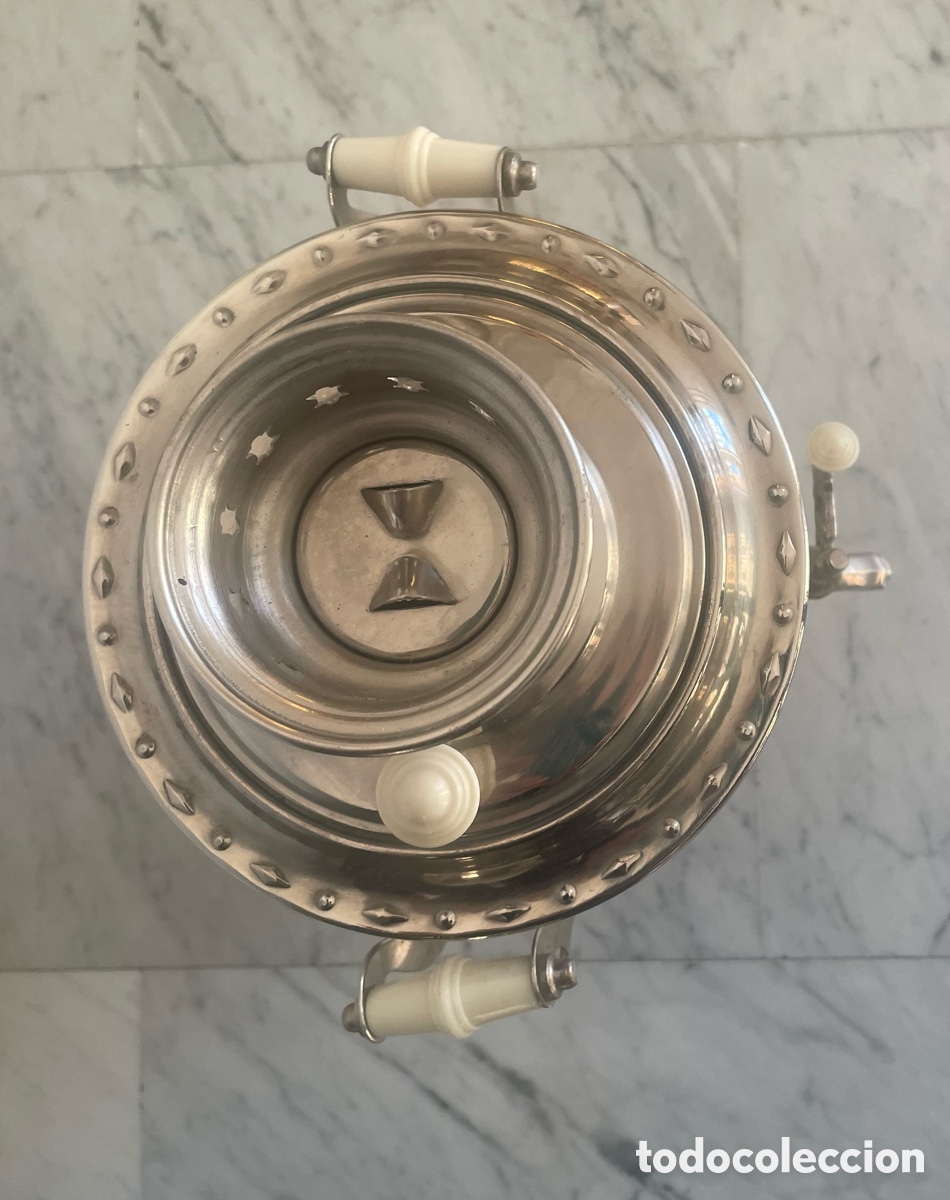 Antig&uuml;edades: Samovar con mu&ntilde;eca-funda - Foto 7