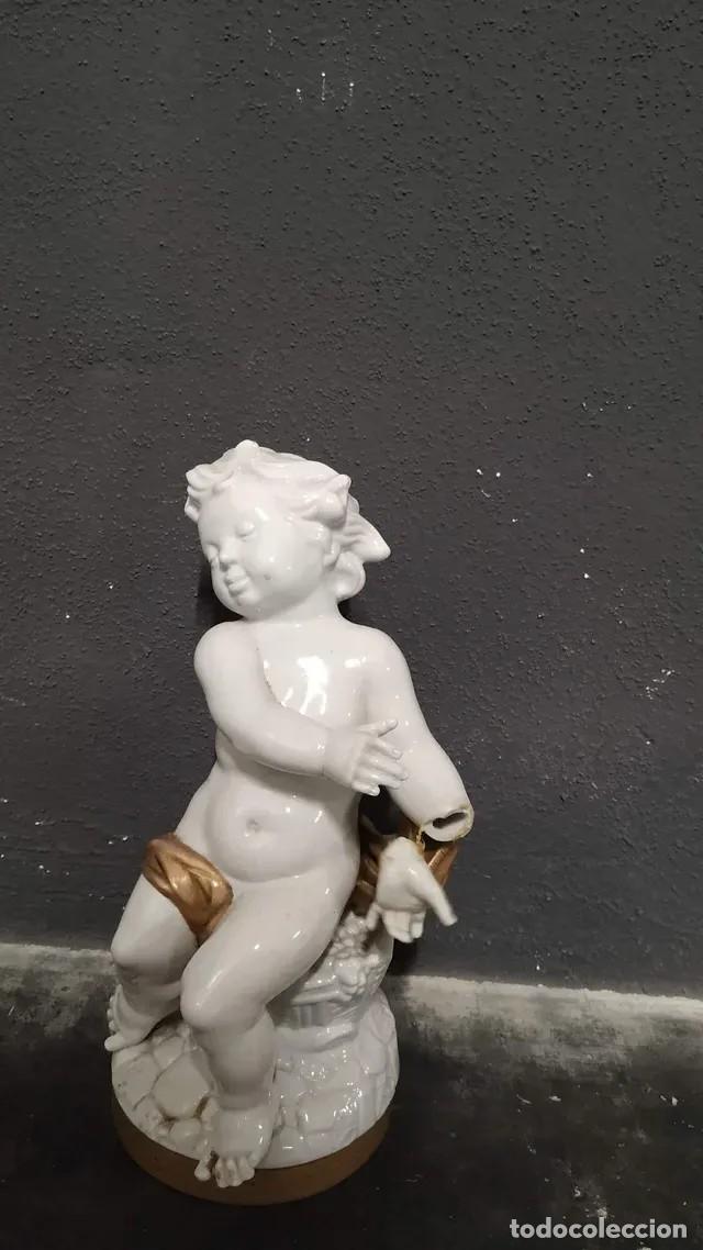 Antig&uuml;edades: &Aacute;ngel de porcelana marca Sureda - Foto 2