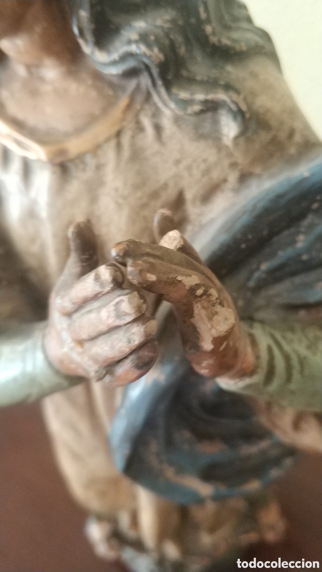 Antig&uuml;edades: Inmaculada de Barro con Corona - Foto 4