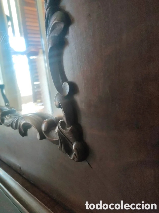 Antig&uuml;edades: Armario de Caoba con espejo - Foto 6