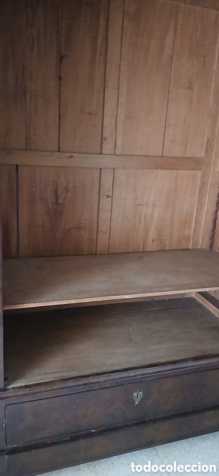 Antig&uuml;edades: Armario de Caoba con espejo - Foto 8