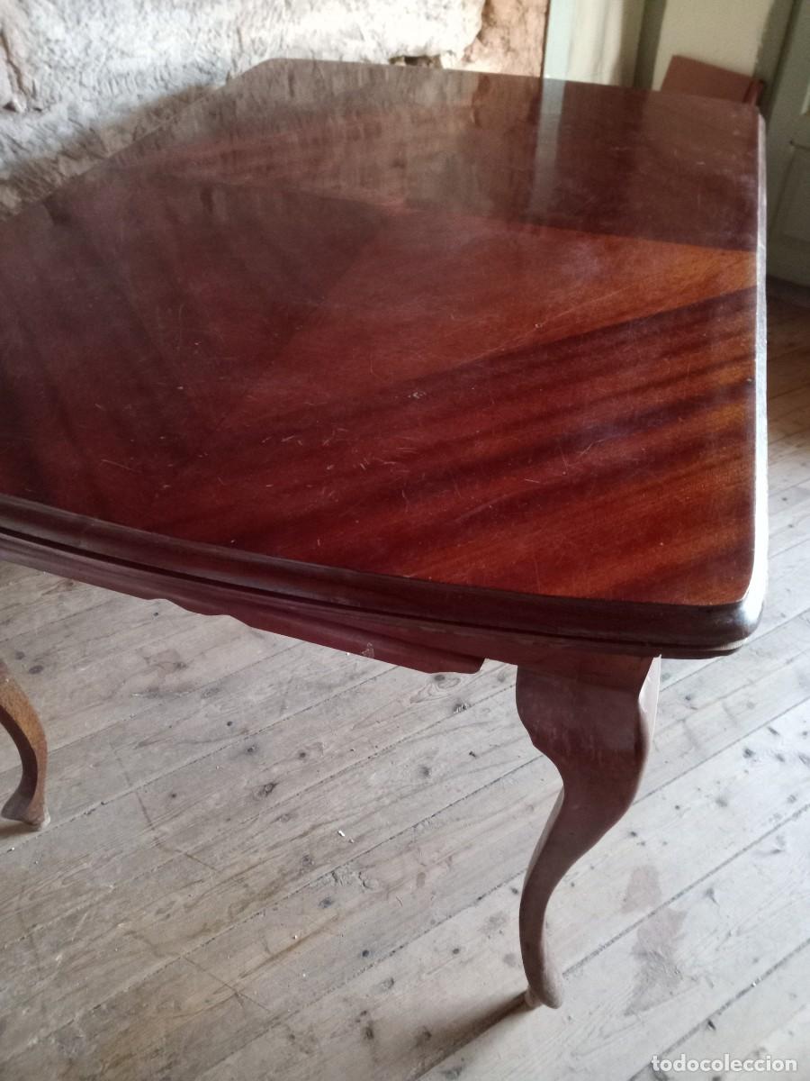 Antig&uuml;edades: Mesa de comedor de madera. Extensible. A&ntilde;os 60/70 - Foto 3