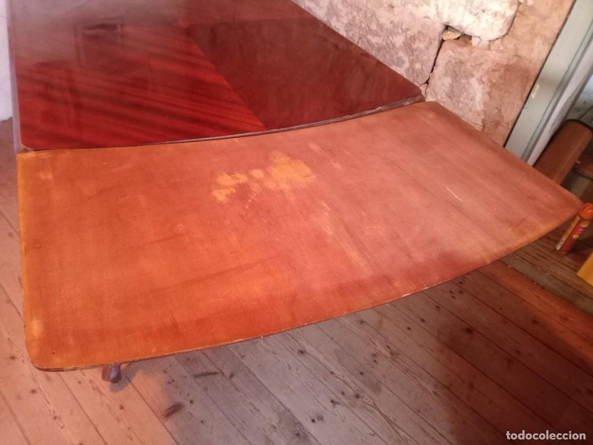 Antig&uuml;edades: Mesa de comedor de madera. Extensible. A&ntilde;os 60/70 - Foto 10