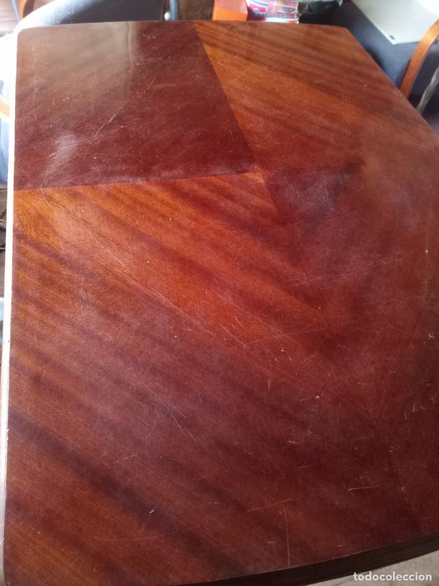 Antig&uuml;edades: Mesa de comedor de madera. Extensible. A&ntilde;os 60/70 - Foto 12