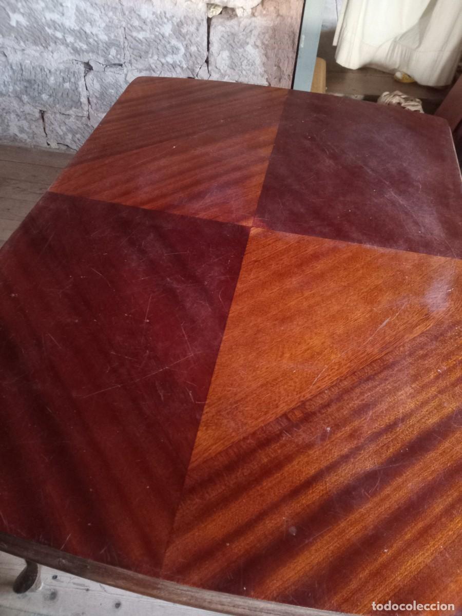 Antig&uuml;edades: Mesa de comedor de madera. Extensible. A&ntilde;os 60/70 - Foto 18