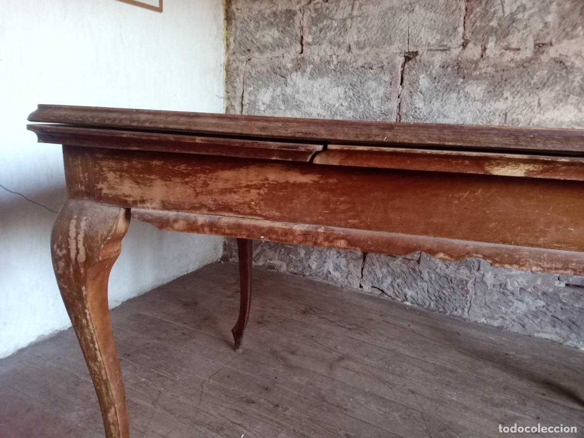 Antig&uuml;edades: Mesa de comedor de madera. Extensible. A&ntilde;os 60/70 - Foto 20