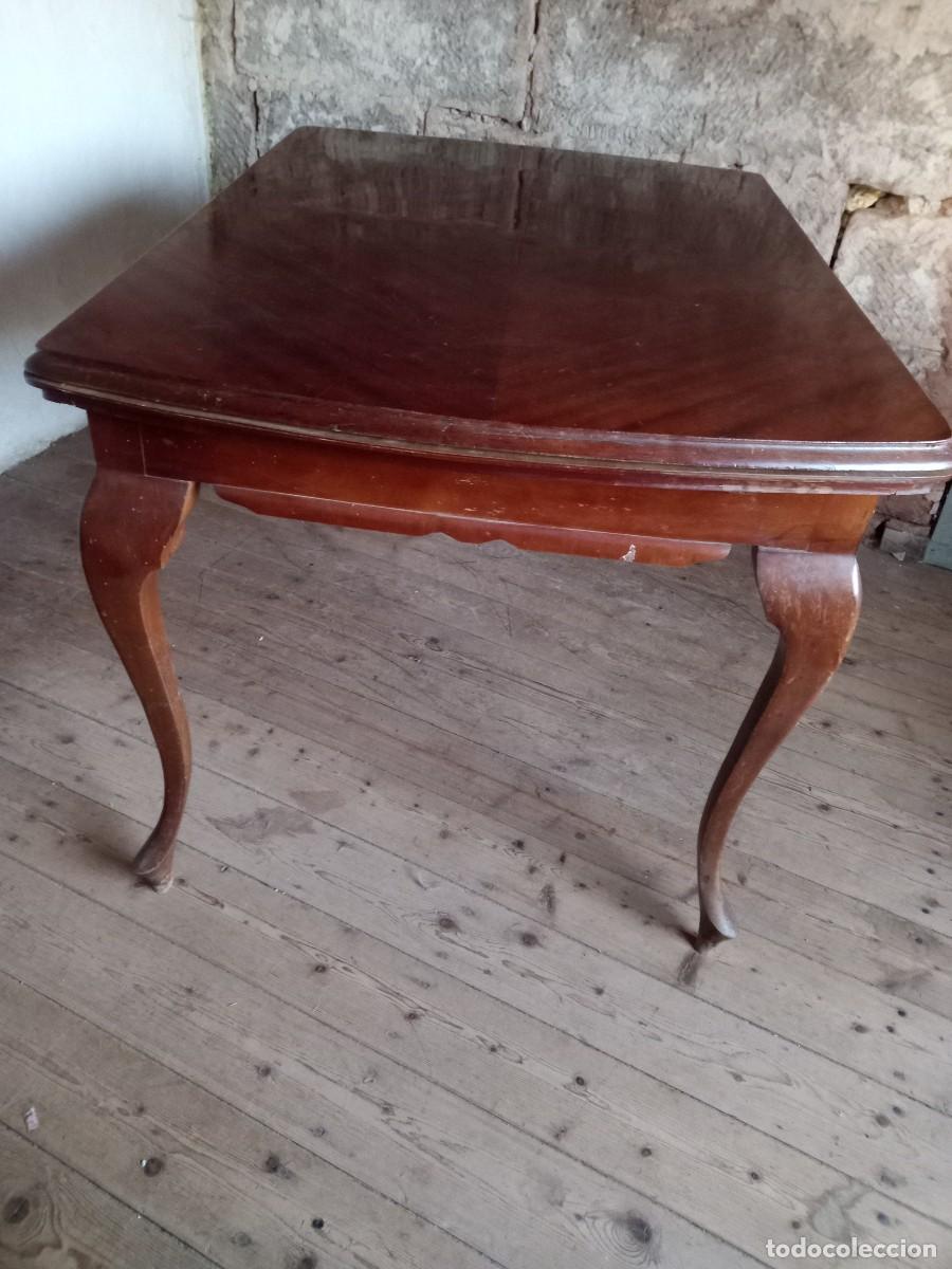 Antig&uuml;edades: Mesa de comedor de madera. Extensible. A&ntilde;os 60/70 - Foto 26