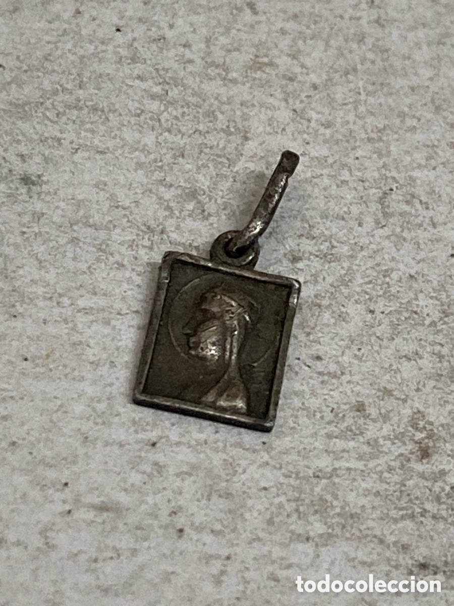Antig&uuml;edades: Medalla de plata religiosa C455 - Foto 1
